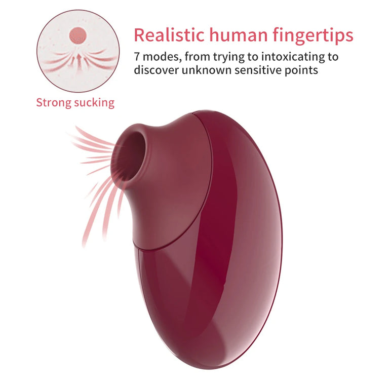 The BlissKiss™ Clitoris Sucker with Air technology, for Fast and Intense Orgasms