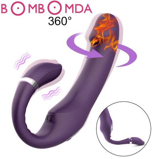 Delve into Ecstasy with Our 10-Mode, 10-Speed Double Dildo Vibrator - Elevate Your Erotic Experience Today!"