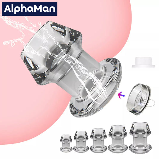 Intimate Pleasure Unleashed, The Ultimate Hollow Anal Plug for Unisex Couples