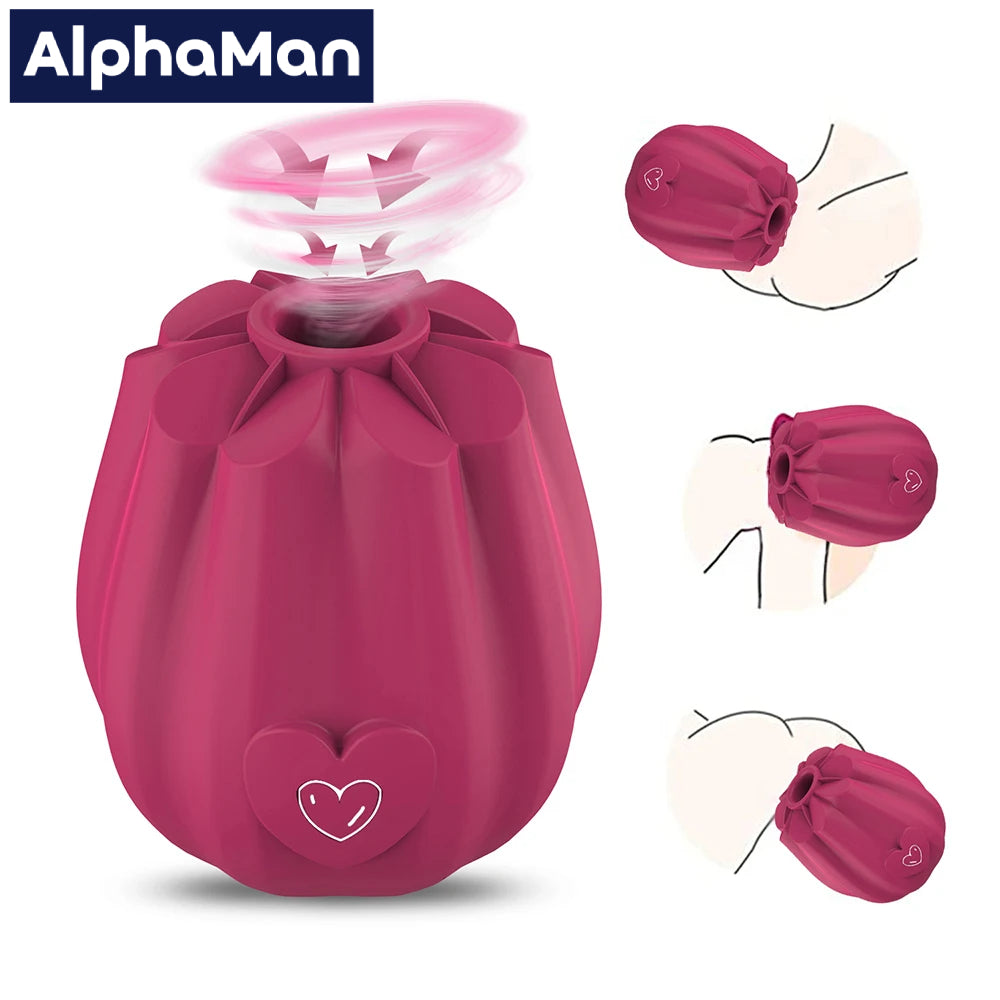 Blossom of Bliss: Sensual Rose Vagina Sucker & Clit Stimulator