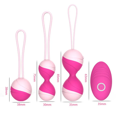 The KegelTrainer™ Remote Vibrating Eggs Will Strengthen Vaginal Pelvic Floor For Increased Orgasms