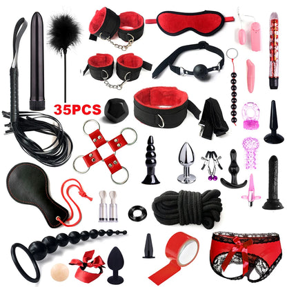 Unleash Your Wildest Desires By Exploring Exotic Pleasures with Leather Bondage, BDSM Kits, and Sensual Accessories!"
