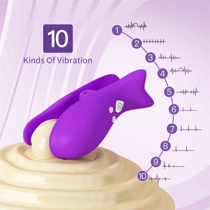 WhaleClamps™ Nipple Clamps Vibrators For Women Clitoris Stimulator Breast Clips Couple Tool Sex Toys Adult Games Flirt Machine Erotic Product