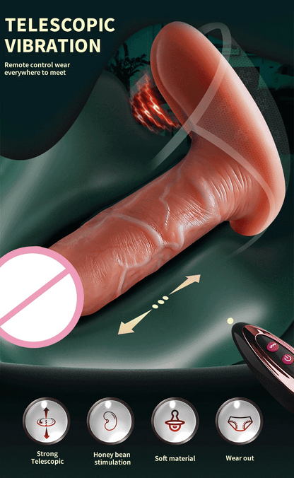 "Unleash Passion: Remote-Controlled Pleasure Panties with Realistic Thrusting Action"