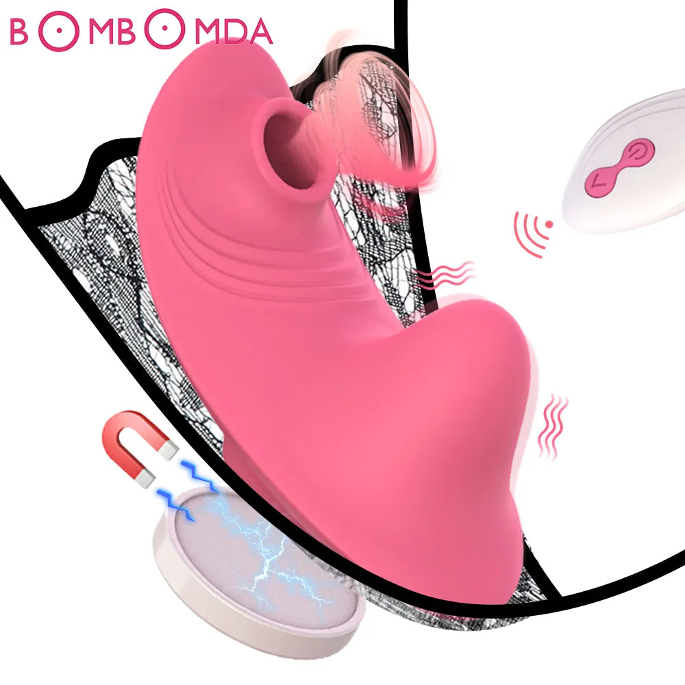 Clit Sucking Vibrator Remote Control Dildo Vibrators Panties for Women Clitoris Stimulator Adult Sex Machine Female Masturbator