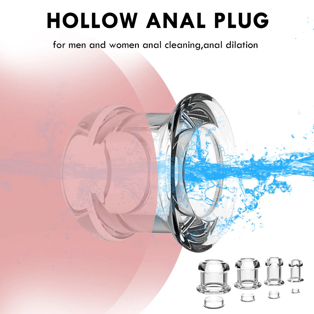 Intimate Pleasure Unleashed, The Ultimate Hollow Anal Plug for Unisex Couples