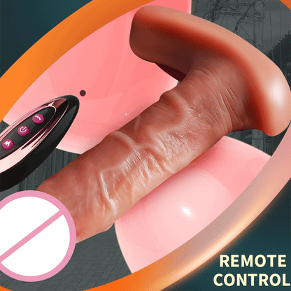 "Unleash Passion: Remote-Controlled Pleasure Panties with Realistic Thrusting Action"