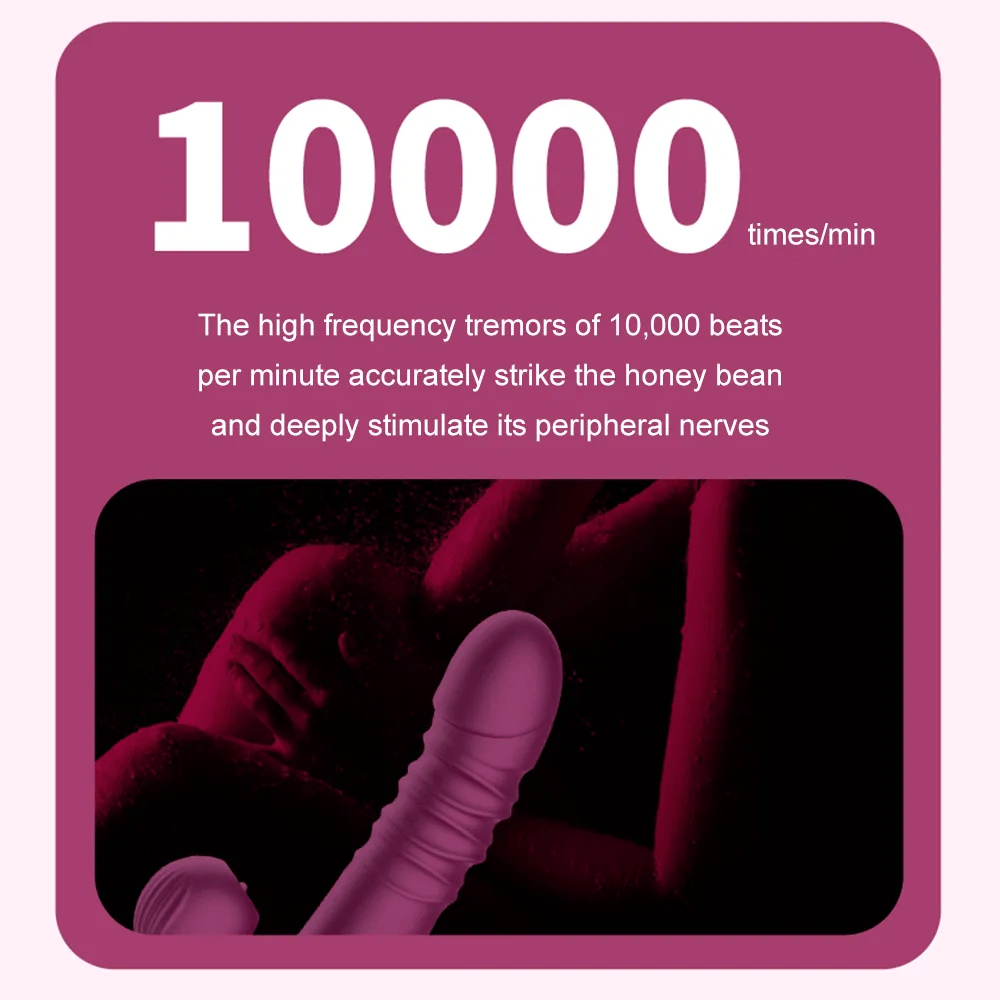 Experience Intense Pleasure with the Telescopic Vibrators, Realistic Sensations Await Your Erotic Journey!"