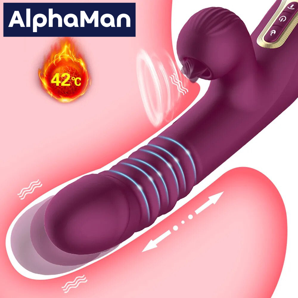 Experience Intense Pleasure with the Telescopic Vibrators, Realistic Sensations Await Your Erotic Journey!"