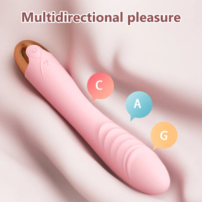 10 Modes Powerful Magic Wand 360 Degree Rotation Vibrator for Women Body Massager G Spot Clitoris Stimulator USB Charging Adult