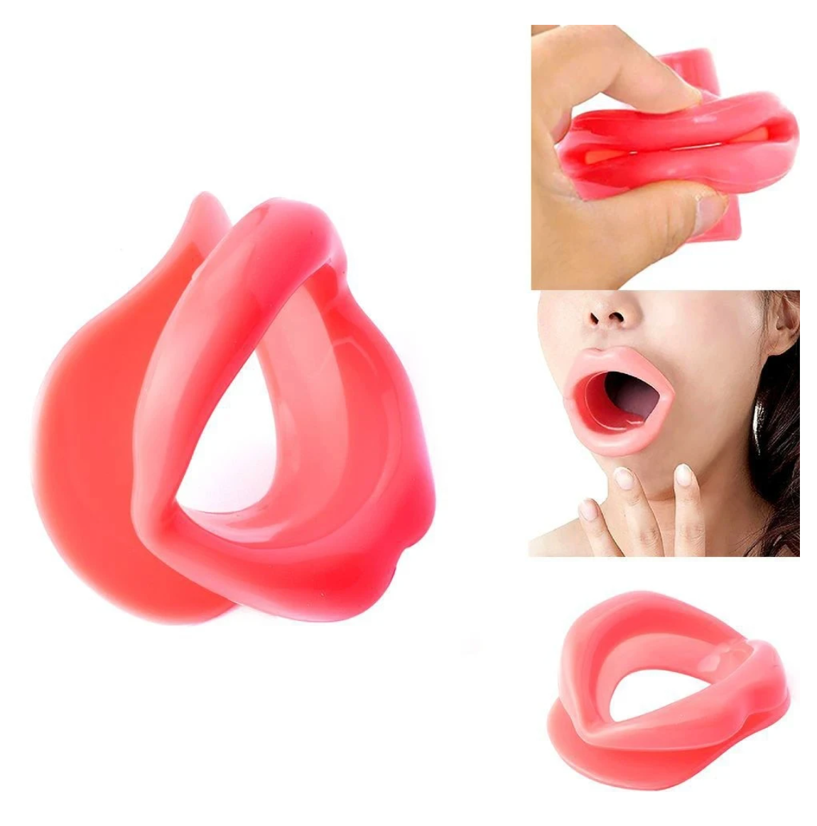 Sexy Lips Rubber Female Oral Sex Mouth Gag Open Fixation Mouth Stuffed Oral Sex Gag For Women Blowjob Adult Games Sex Products