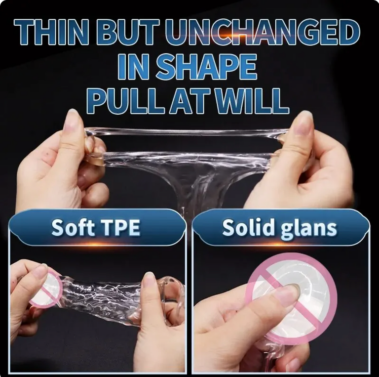 Male Extend Sleeve Vibrating Penis Extender Condoms Vibrators Reusable Dildo Enhancer Sex Toys For Men Delay Ejaculation Cock