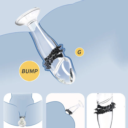 Let your imagination run wild with this Realistic Dildo Huge Penis's endless possibilities of suction.