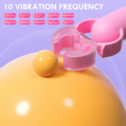NippleVib™ Electric Nipple Clamp Breast Massage With Chastity Clit Stimulator